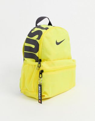 yellow nike backpack