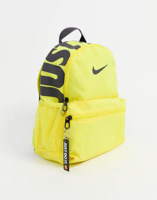 yellow backpack nike