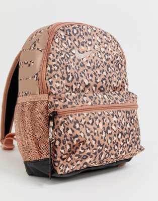 Nike Just Do It Mini Rucksack mit Leopardenmuster