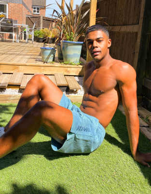 nike just do it washed shorts in grey