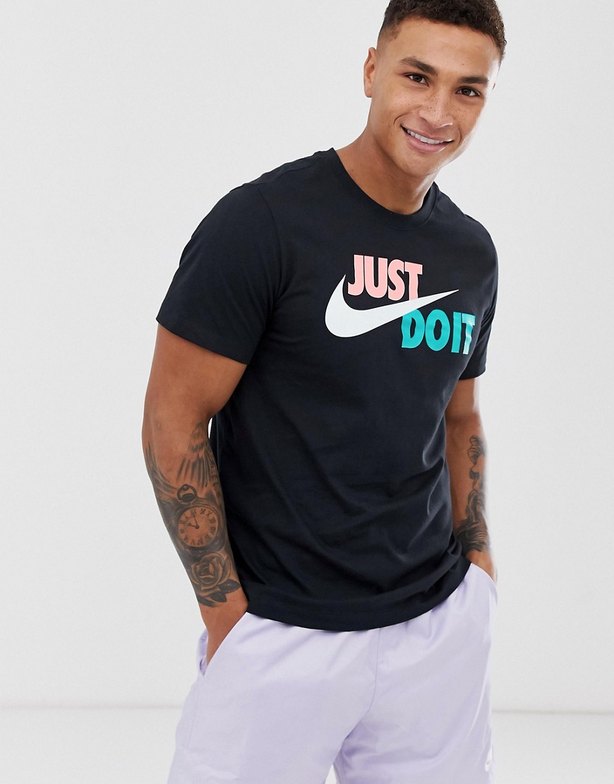 Nike – Just Do It-T-Shirt-Svart