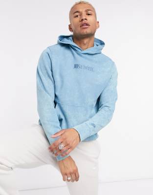 nike just do it hoodie blue