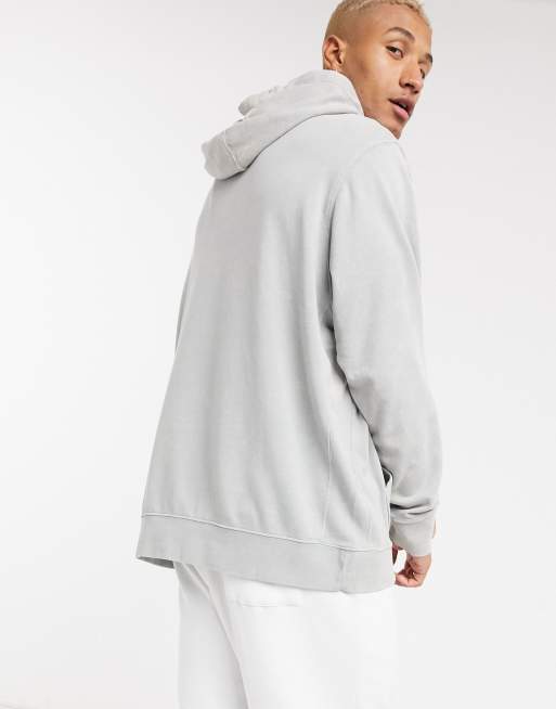 Nike Just Do It washed hoodie in grey