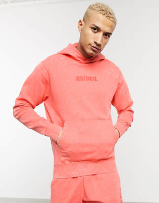 nike just do it hoodie pink