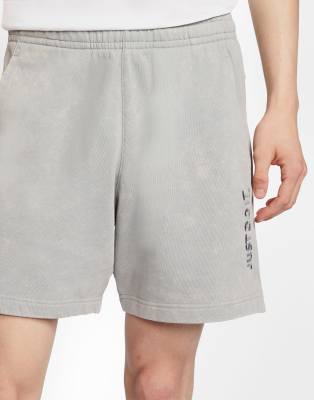 nike just do it washed shorts in grey