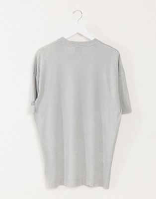 nike just do it washed t shirt grey