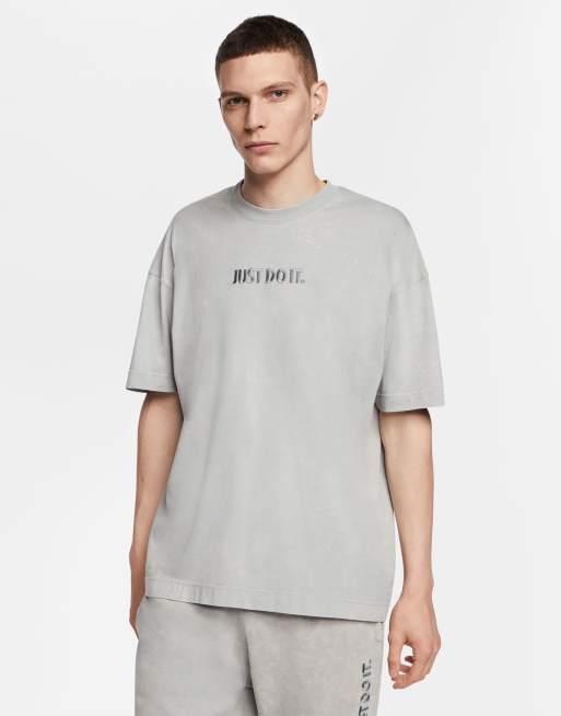 Nike just do it grey store t shirt