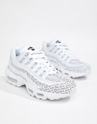 just do it air max white