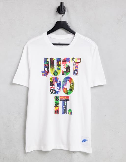 Nike just do it cheap shirt white