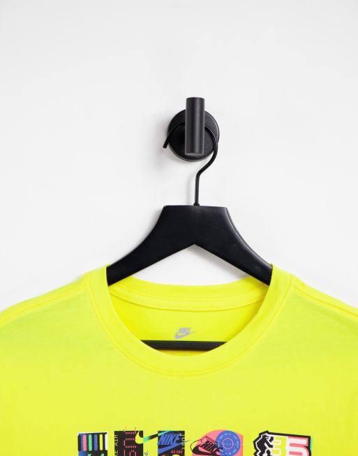 Nike Just Do It Worldwide logo t-shirt in yellow