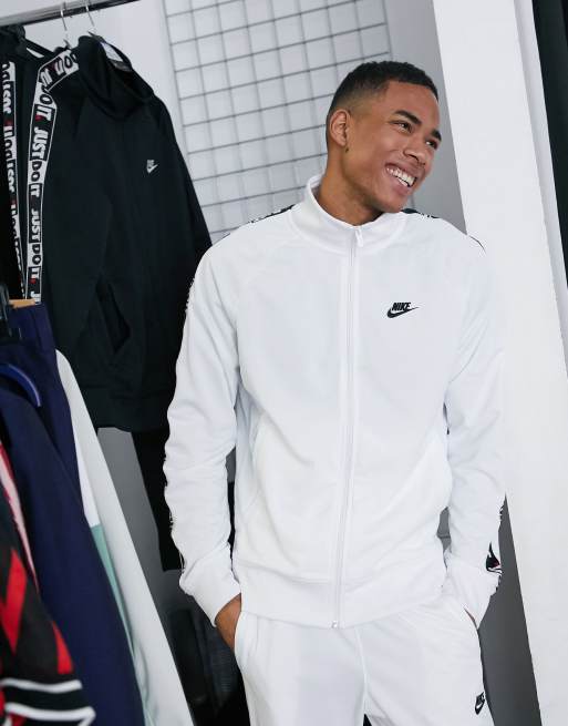 Nike tracksuit shop mens white