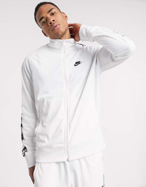 White nike cheap zip up jacket