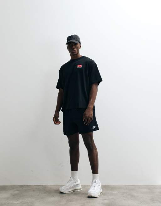 Nike – Kastiges Oversize-T-Shirt in Schwarz mit Retro-Logo, 3 von 5
