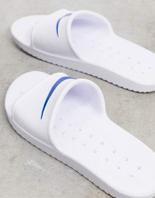 nike kawa shower slide white