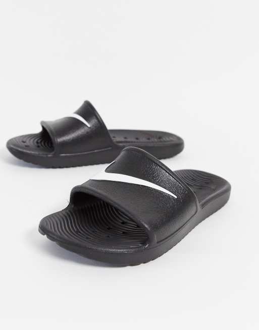 Nike kawa swoosh on sale sliders