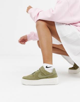 nike air force sage low khaki