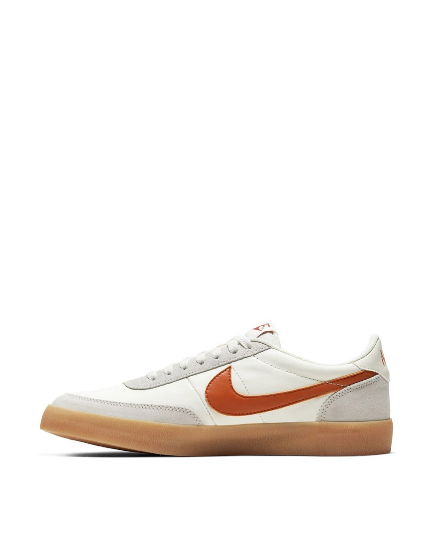 Shop Nike Killshot 2 Leather Sneakers In White And Orange