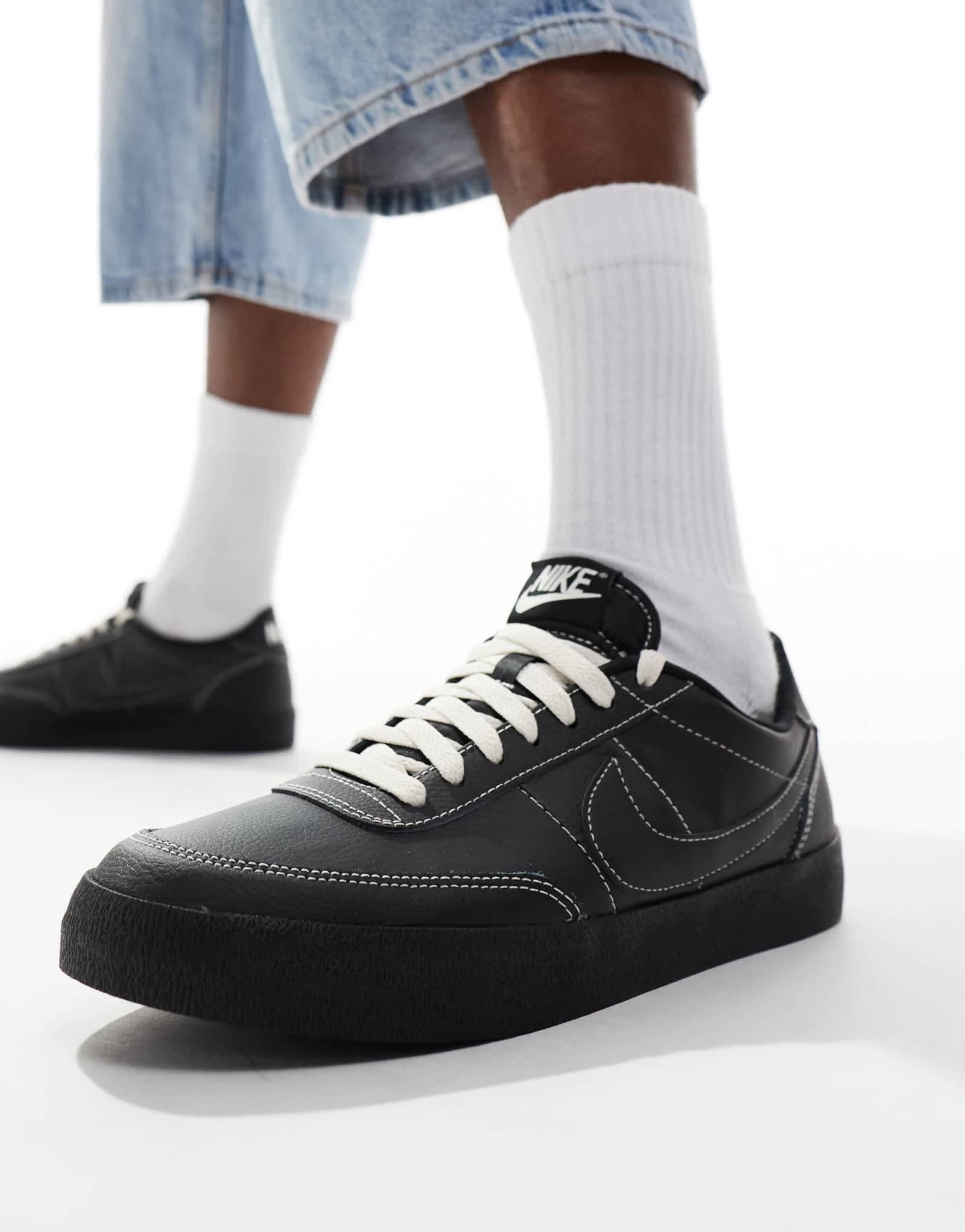 Кожаные кроссовки Nike Killshot 2 черно-белого цвета