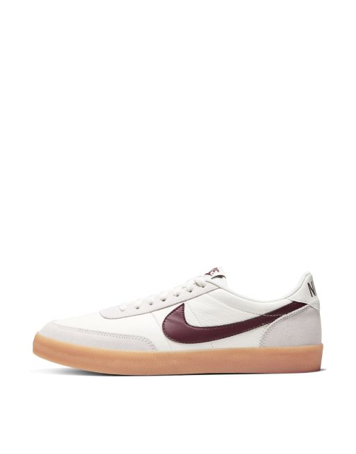 Nike Killshot 2 Leather sneakers in off white and burgundy ASOS