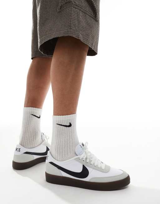 国内配送 NIKE KILLSHOT 2 LEATHER WHITE /BLACK Nike Killshot 2 Leather sneakers in white and black | ASOS
