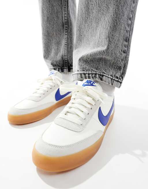 Nike Killshot 2 Leather sneakers in white and blue ASOS