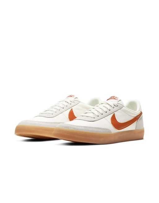 Nike Killshot 2 Leather sneakers in white and orange ASOS