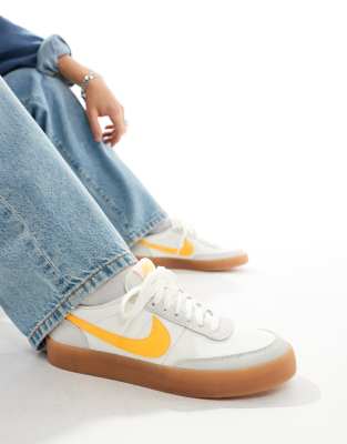 Nike Killshot 2 Leather Sneakers In White And Yellow