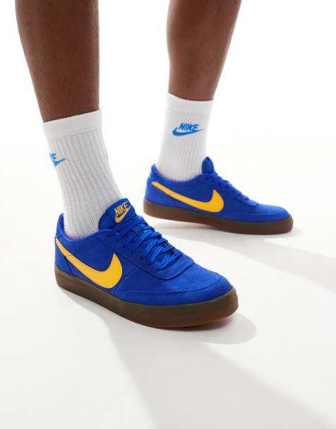Nike Killshot 2 leather trainers in blue and yellow - view 1