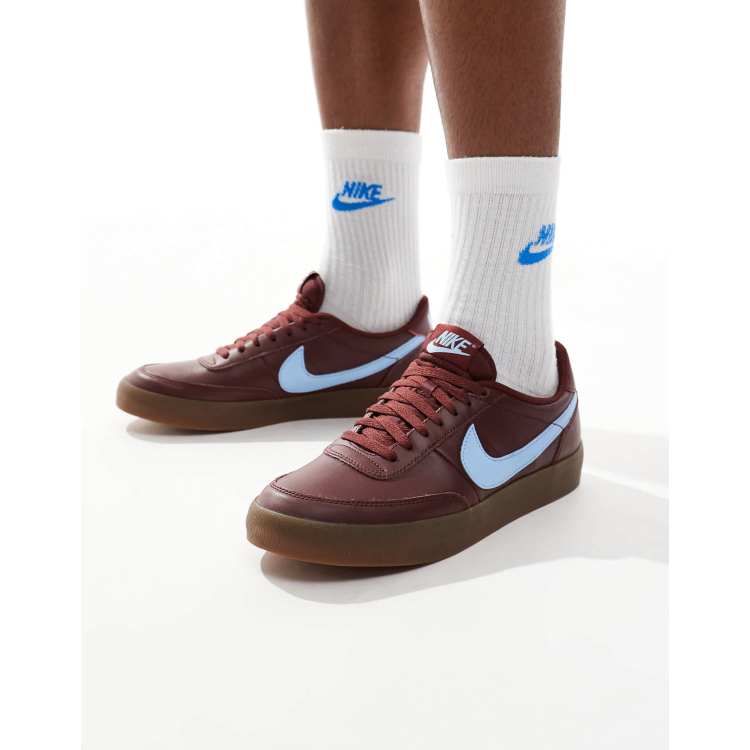 Nike Killshot 2 Leather trainers in burgundy and blue | ASOS