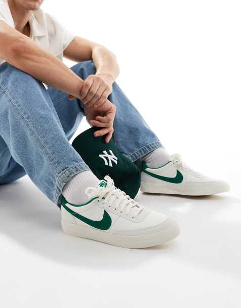 Nike Killshot 2 Leather trainers in white and green - view 1