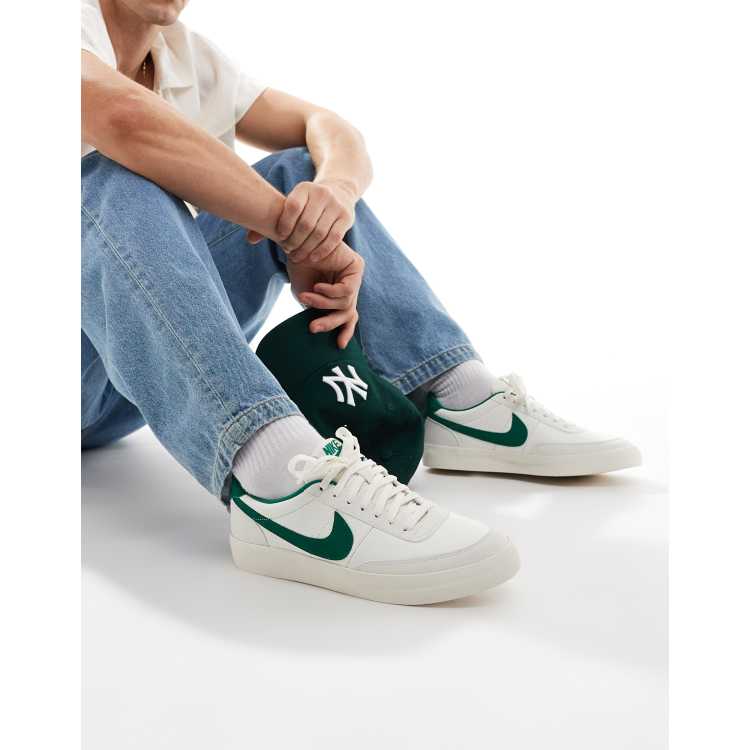 Nike Killshot 2 Leather trainers in white and green ASOS