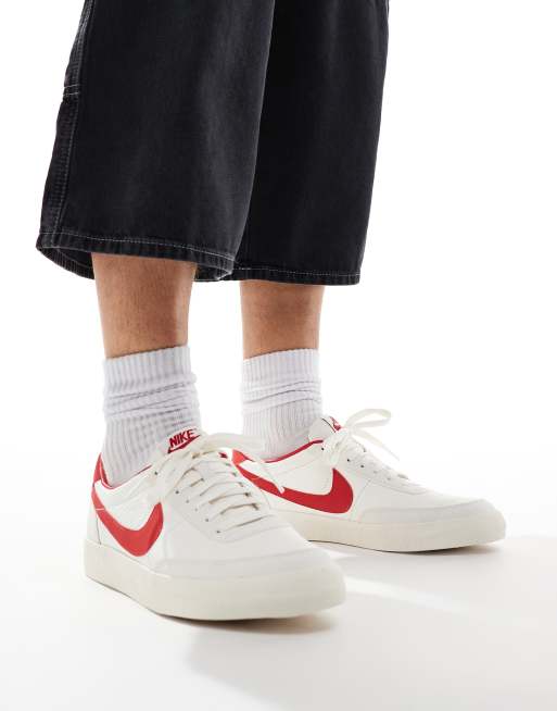 Nike - Killshot 2 - Sneakers in pelle bianche e rosse, 3 di 5