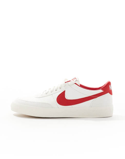 Nike - Killshot 2 - Sneakers in pelle bianche e rosse, 4 di 5