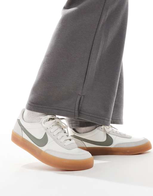 Nike Killshot 2 sneakers in white and green