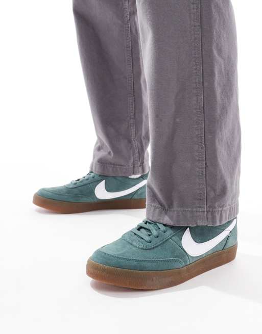 Nike Killshot 2 suede sneakers in green and white, 3 of 5