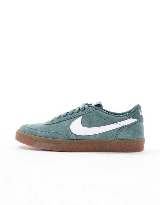 Nike Killshot 2 suede sneakers in green and white, 4 of 5
