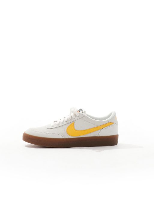 Nike Killshot 2 suede sneakers in white and yellow, 2 of 5