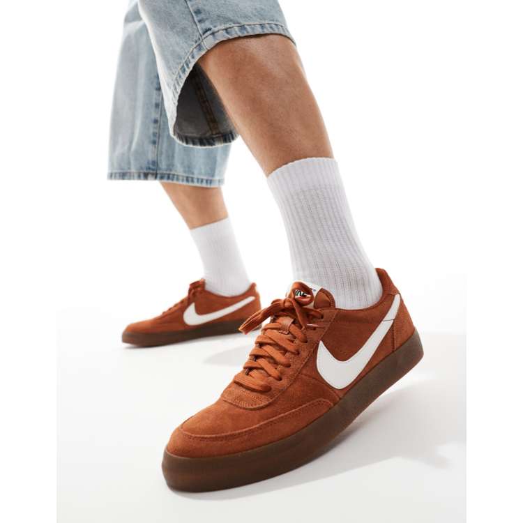 Nike tan suede trainers clearance