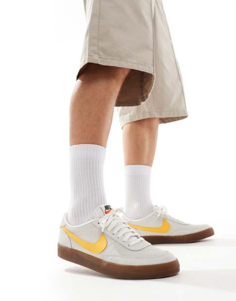 Nike Killshot 2 suede trainers in white and yellow - view 1