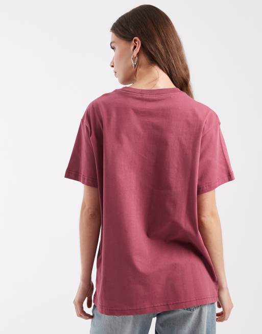 Nike klassisk boyfriend T-shirt i pink, 4 af 4