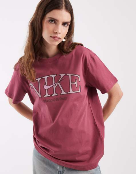 Nike klassisk boyfriend-t-shirt i rosa - view 1