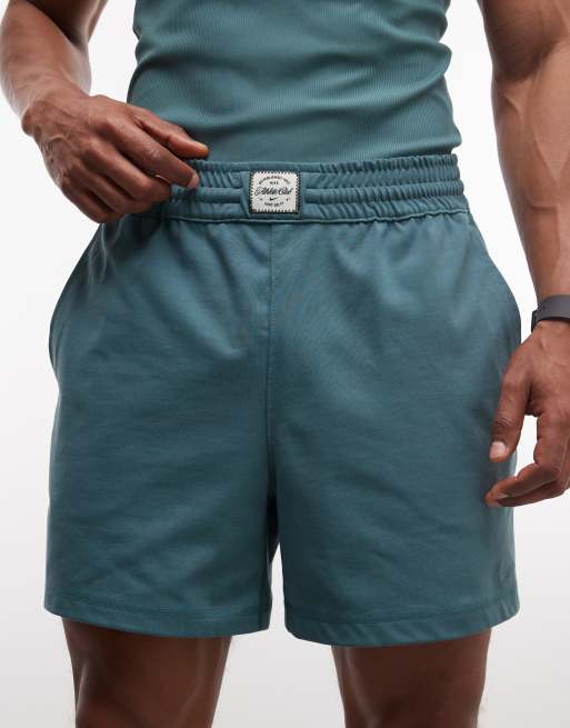 Nike knit shorts with elastic waist in green, 2 of 5