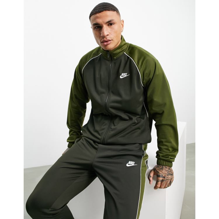 Nike tribute store tracksuit khaki