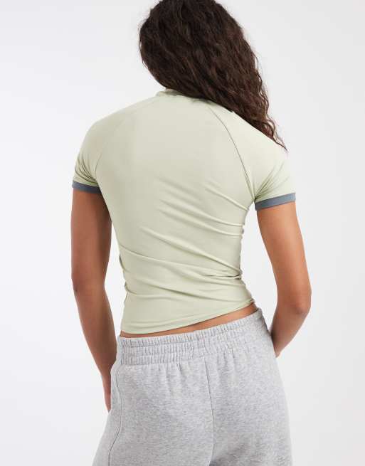 Nike – Krótki T-shirt w kolorze khaki , 4 z 4