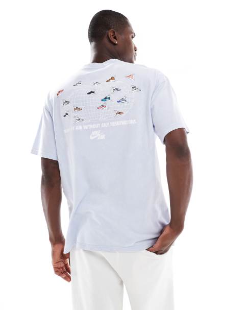 Nike – Kurzärmliges T-Shirt in Batik-Flieder - view 1