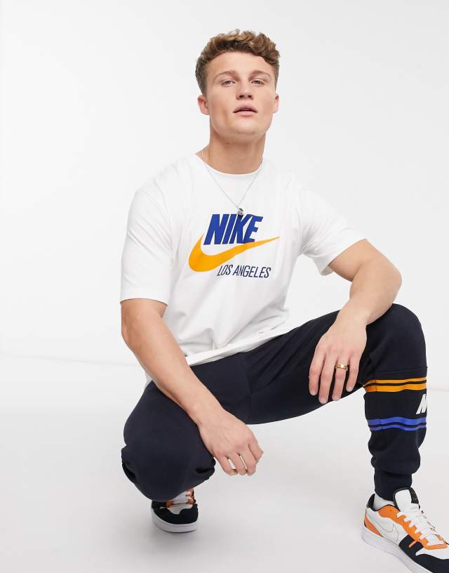 Nike LA logo t-shirt in white