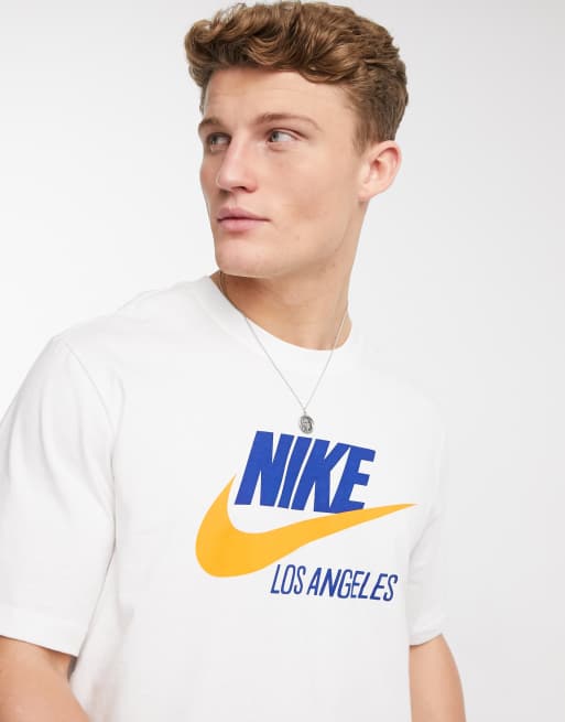 Nike LA logo t-shirt in white | ASOS