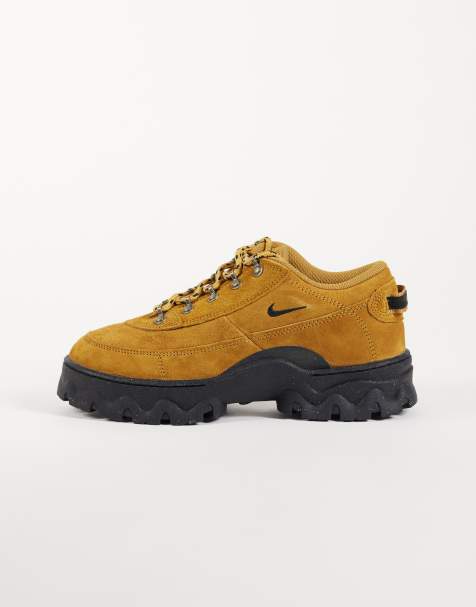 Nike Lahar trainers in brown & black - view 1