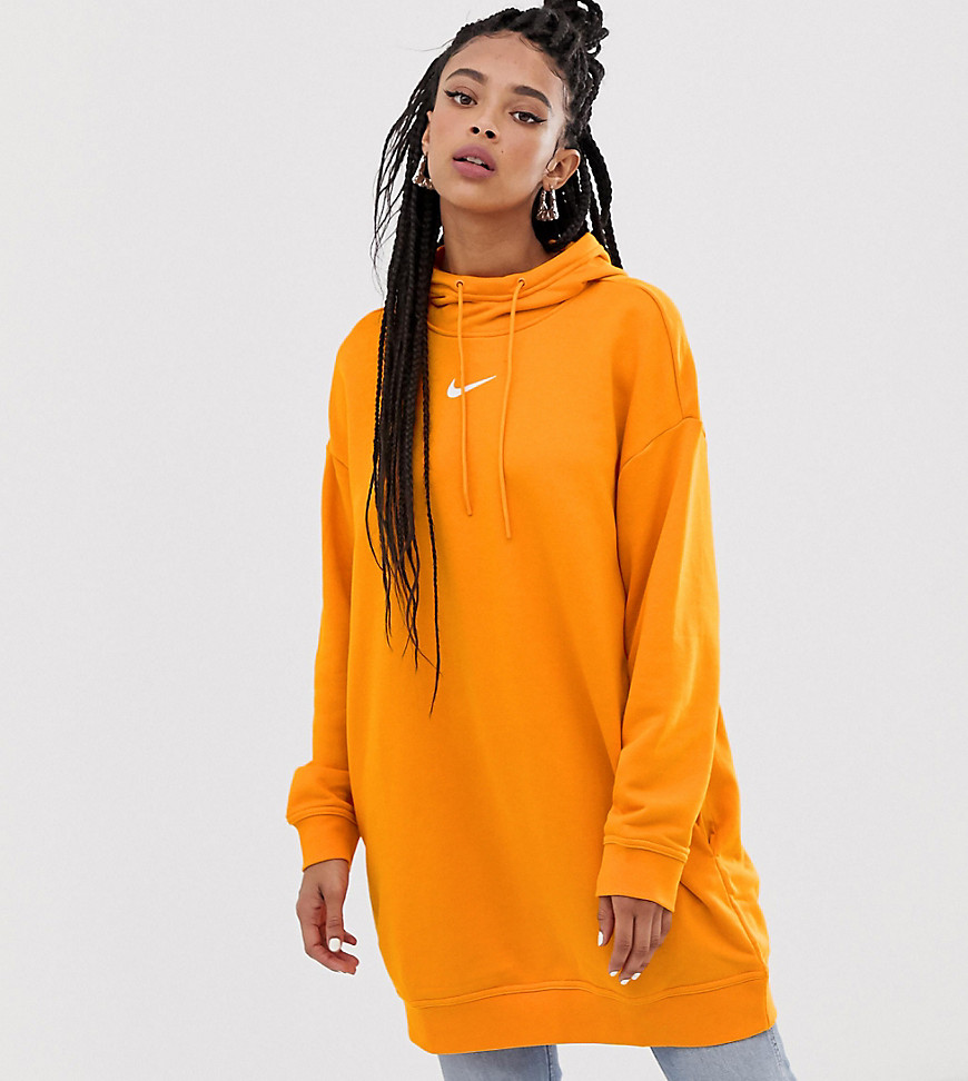 Nike - Lange hoodie in oranje, exclusief bij ASOS