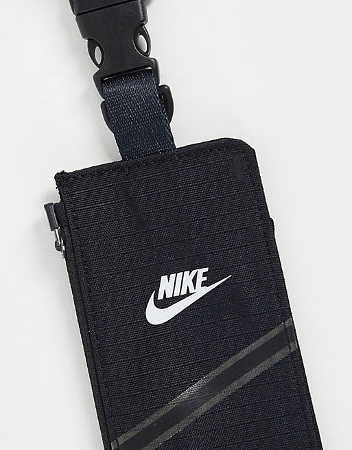 Nike lanyard ID badge in black